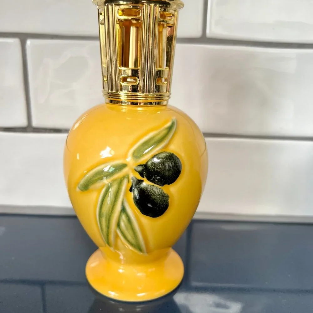 Vintage Lampe Berger Paris Olive Branch Fragrance Diffuser & Bag